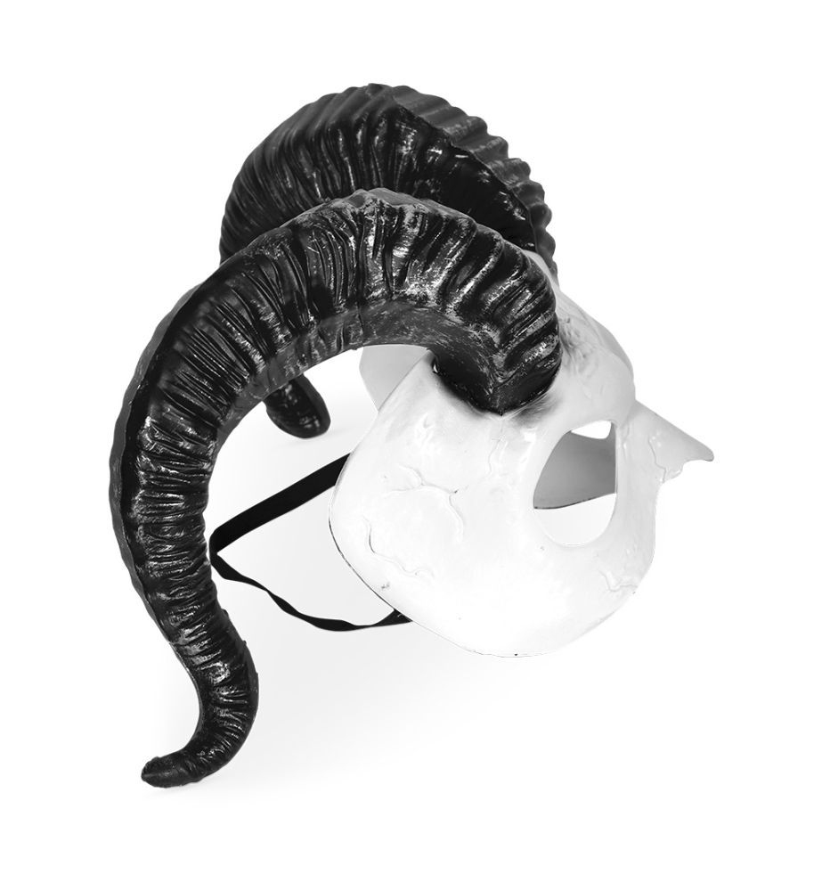 Halbmaske Hörner