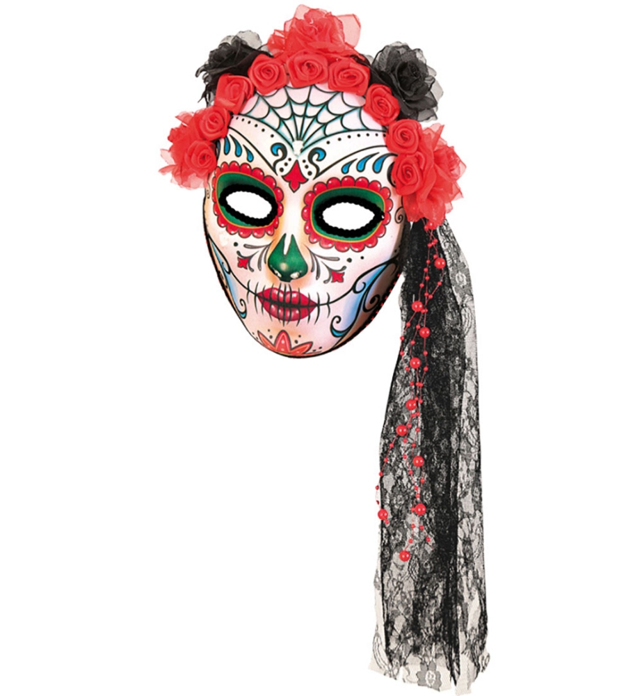 Half Day of the Dead mask