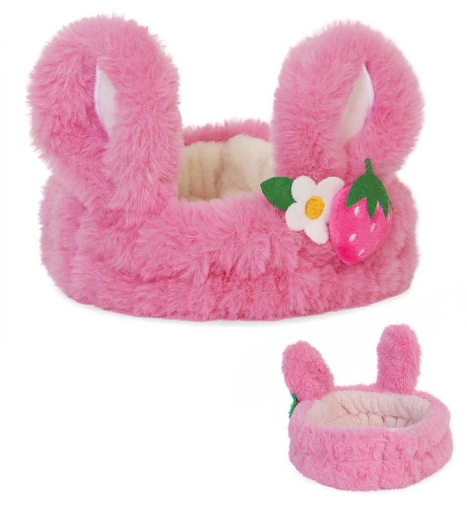 Stirnband Erdbeere rosa