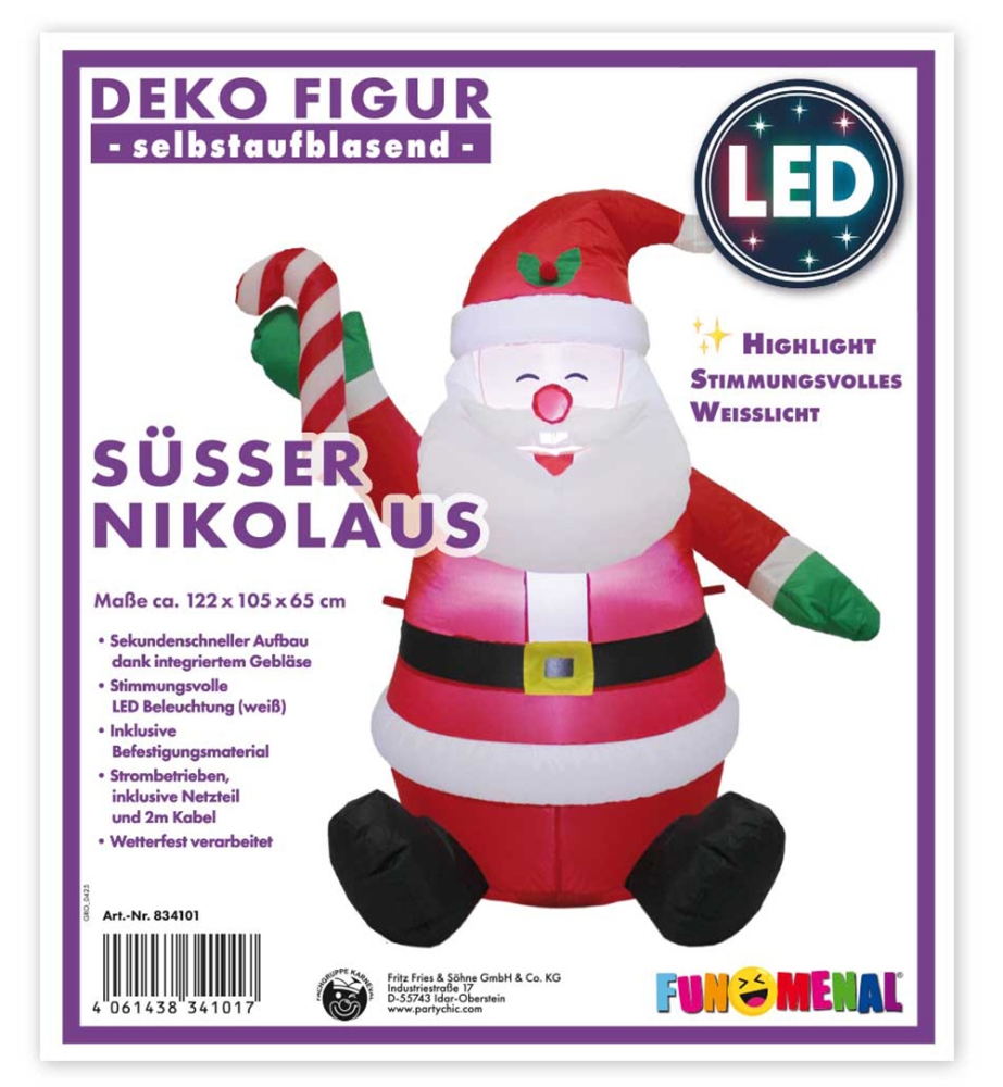 Nikolaus aufblasbar