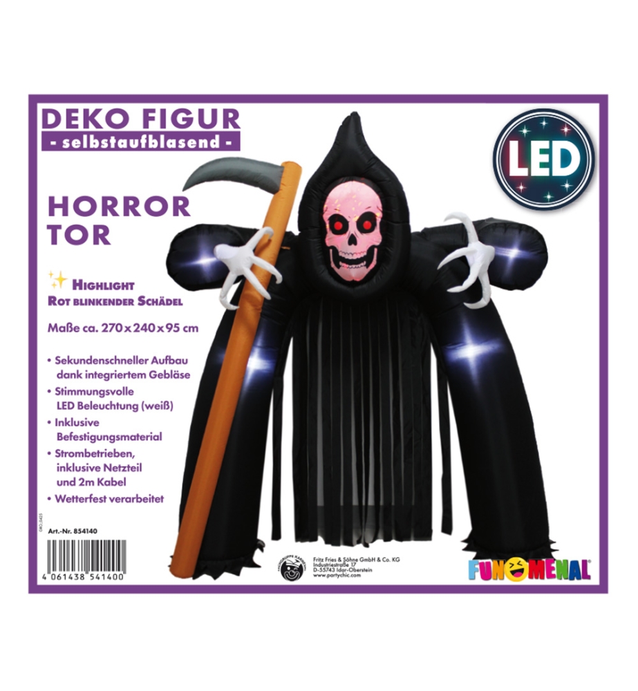 aufblasbare Großdeko "Horror-Tor"