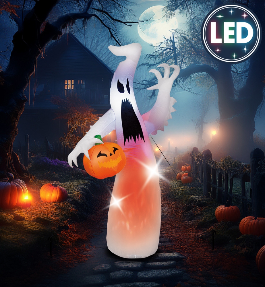 Geist mit Kürbis, aufblasbar