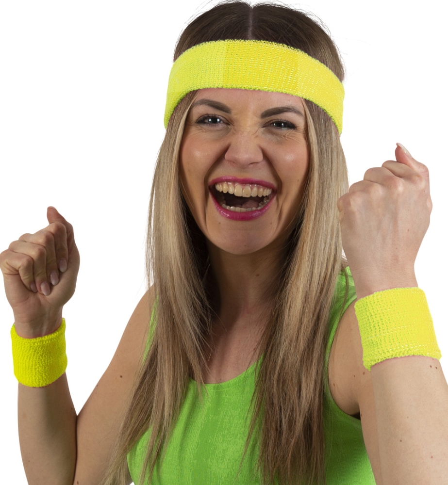 80s sweatband set