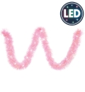 Deko-Boa rosa LED