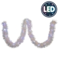 Deko-Boa weiss LED