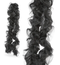 Black fabric boa