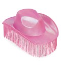 Cowboyhut rosa, Gr. 58 cm, mit Fransen