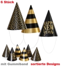 Partyhut Silvester, 3 versch. Designs