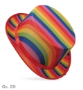 Rainbow top hat