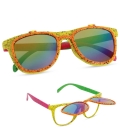 80er Brille, Sunshades ausklappbar