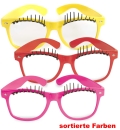 Scherzbrille mit Wimpern