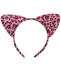 Haarreif Leopard pink