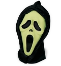 Half mask ghost with hood