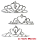Diadem silber, sort.