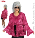 Jacke Lametta pink
