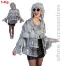 Jacke Lametta silber
