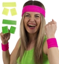 80s sweatband set